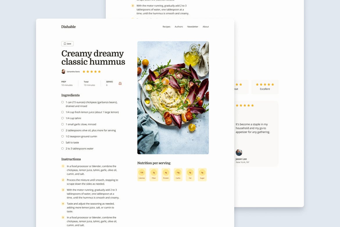 Feature image for Dishable recipe page