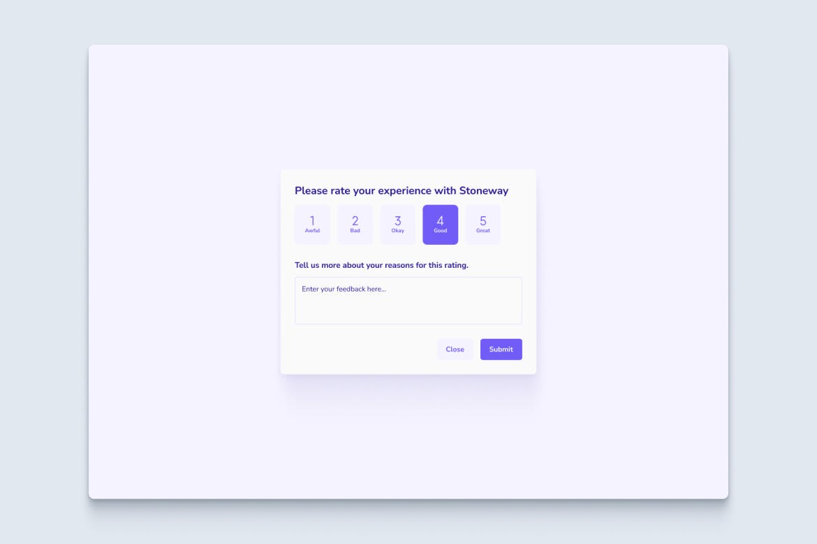 Feature image for Feedback modal