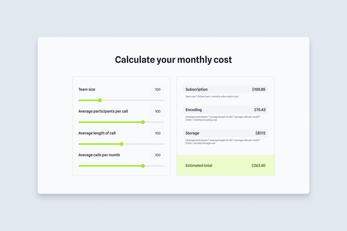 Feature image for Monthly price calculator